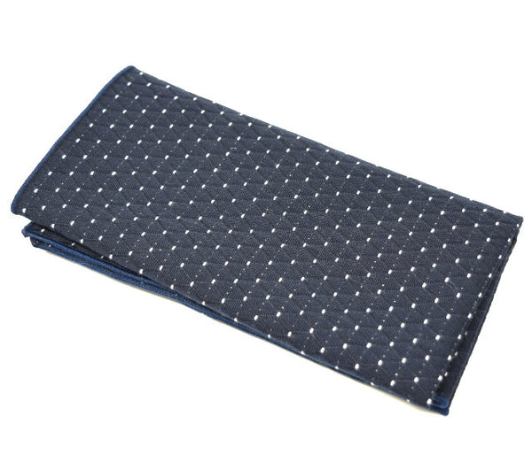 The Big Dipper is a navy pocket square with small white lines.